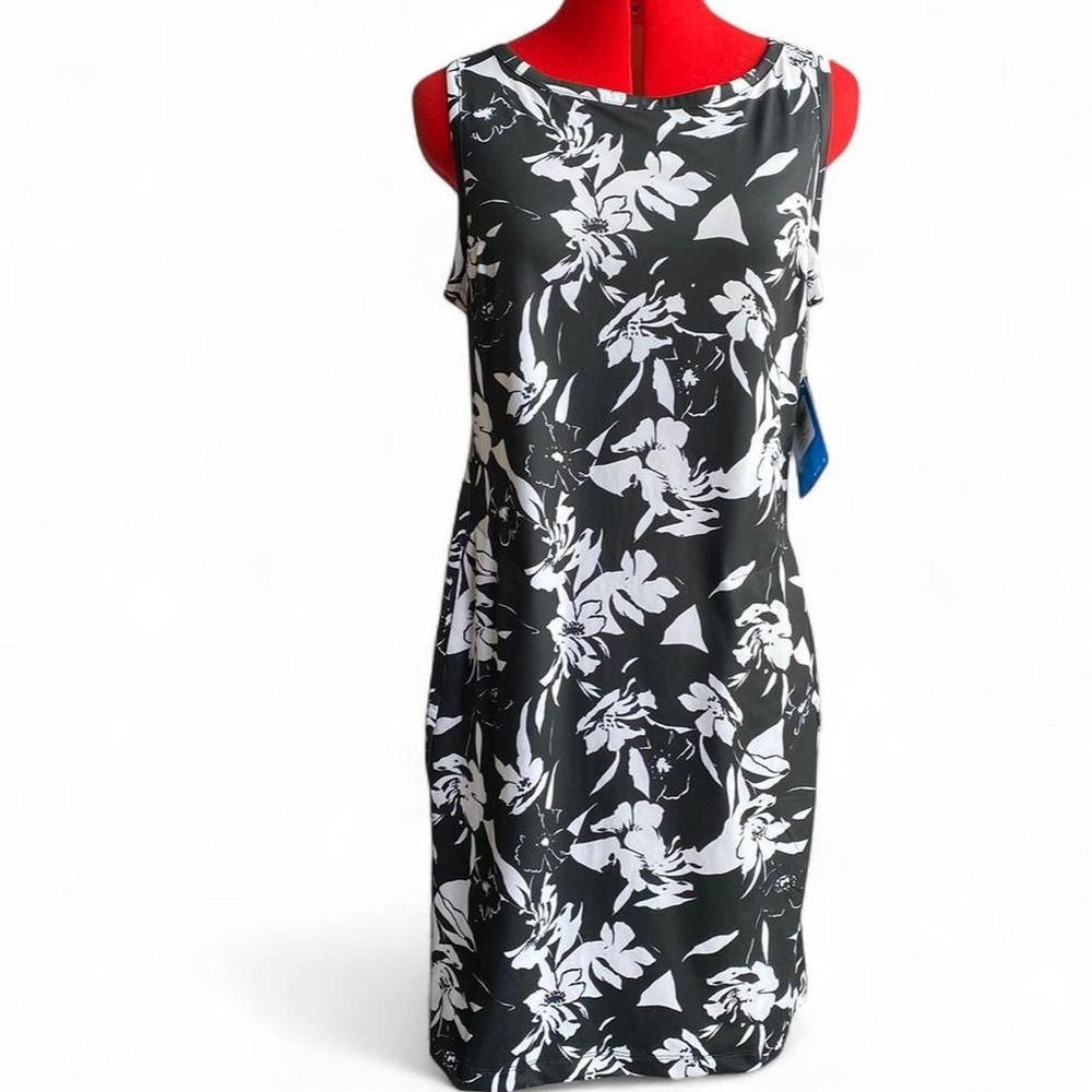 Columbia Chill River Printed Dress floral sleeveless dress pockets Size Medium